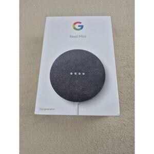 Google Nest Mini 2nd Generation. Fast Shipping from California. New Sealed